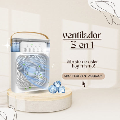 Ventilador MultiFunción UltraCool 3 en 1™ Ideal para esta temporada